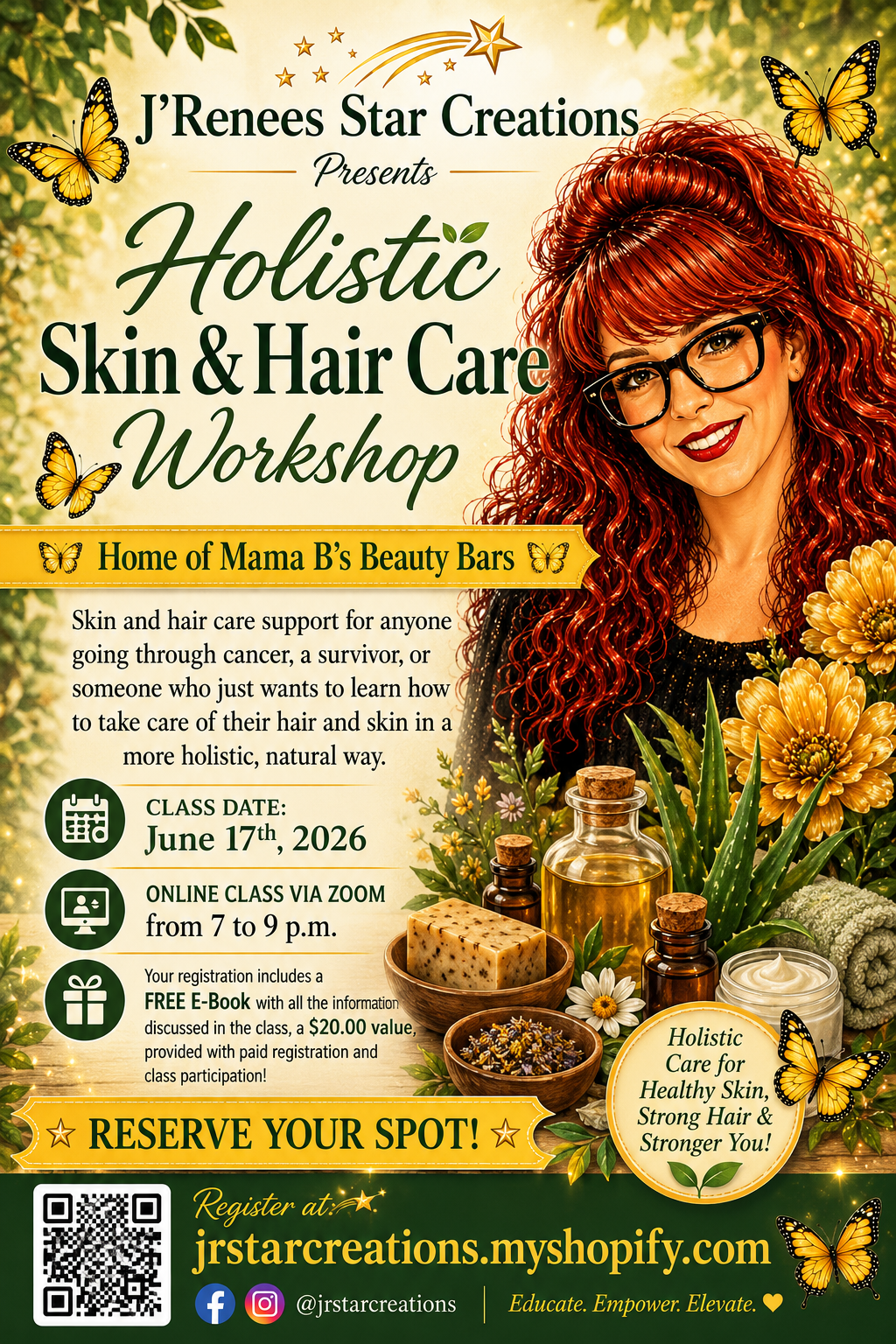 Holistic Skin & Hair Care Workshop - June 17, 2026